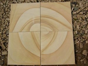 Losas y azulejos de piedra arenisca natural color menta desértica para revestimiento de paredes, pisos, caminos de jardín, patios, paisajismo y construcción exterior. - Product Image 4