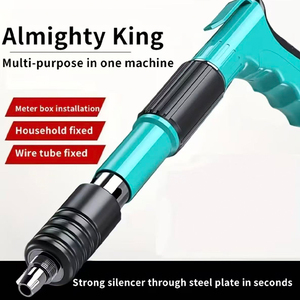 Pistola de Clavos <span class=keywords><strong>Manual</strong></span> de Doble Propósito, Universal para Clavos Grandes y Pequeños, con Abrazadera de una Pieza, Grado Industrial y para Bricolaje, Clavadora para Concreto - Product Image 3