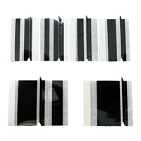 Ruban de Soudure SMT de Qualité Industrielle, Adhésif Acrylique Noir Haute Viscosité à Face Unique en Feuille d'Aluminium, Résistant aux Hautes Températures