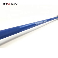 Iroga Fitness Nouveauté Barre de musculation en aluminium Cerakote antidérapante de 15 lb pour usage domestique