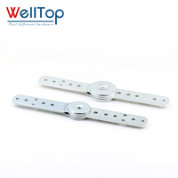 Accessoires de meubles personnalisés quincaillerie connecteur de canapé angle réglable accoudoir inclinable charnière d'appui-tête de meubles en métal
