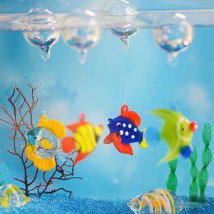 Ornement <span class=keywords><strong>de</strong></span> boule flottante pour aquarium en <span class=keywords><strong>verre</strong></span>, vase à bulles, micro-paysage, décoration DIY, décoration <span class=keywords><strong>de</strong></span> bureau - Product Image 2