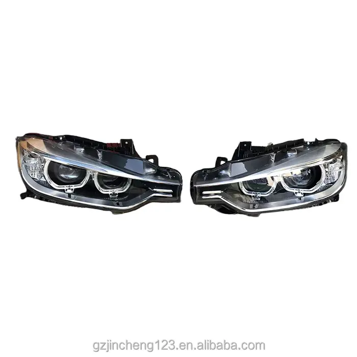 Auto part automotive hernia headlights For bmw 3 series F30 headlight xenon led angel eye OE 63117419631/63117419632