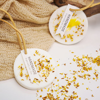 Vente en gros de fragrance pour garde-robe de chambre à coucher fleurs séchées naturelles aromathérapie tablette de cire parfumée cadeau
