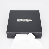 Emballage de boîte à aimant rigide pliable en papier de carton de taille personnalisée Boîte cadeau magnétique pliante de luxe avec couvercle magnétique