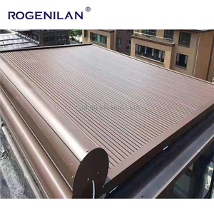 Rideau électrique en <span class=keywords><strong>aluminium</strong></span> intelligent pour véranda, fenêtre rétractable, pare-soleil, rouleau <span class=keywords><strong>de</strong></span> toit pour volet roulant - Product Image 3