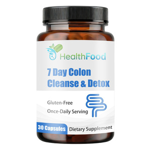 Cápsulas de Limpieza de Colon de 7 Días, Más Vendidas, con Hoja de Senna, Apoyo para la Salud Digestiva, Alivio del Estreñimiento Ocasional - Product Image 1