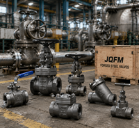 Vanne à opercule en acier forgé A105 à brides classe 300 OS&Y à tige montante haute pression pour usage industriel OEM