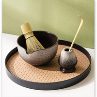 Bol à thé en céramique Chawan pour matcha, accessoires traditionnels de matcha, kit de matcha couleur dégradée, vente en gros, prêt à expédier, en stock