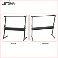 Support de clavier de piano pliable en fer Ks-25b, style Z, réglable, flexible, durable et portable
