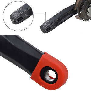 2pcs <span class=keywords><strong>MTB</strong></span> bicicleta de carretera manivela Protector de platos y <span class=keywords><strong>bielas</strong></span> de Gel de silicona funda protectora manga bicicleta botas accesorios para bicicletas - Product Image 2