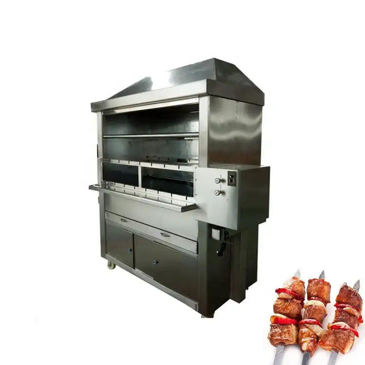 Restaurant Commercial Brazilian Grill Machine Gas BBQ Grill / Rotisserie electric bbq grill