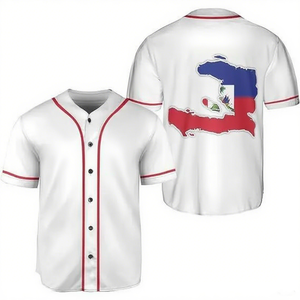 เสื้อกีฬาเบสบอลคอวีระบายอากาศได้ดีวอลเล่ย์บอลคลาสสิกสีแบบกำหนดเองหมายเลขชื่อโลโก้ตามสั่ง - Product Image 4