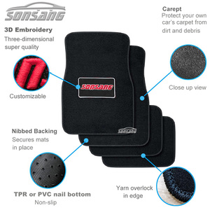 SONSANG Auto tapis intérieur usine tapis de sol de voiture personnalisé pour Chrysler 300 tapis tufté voiture - Product Image 5