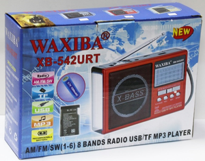 <span class=keywords><strong>Radio</strong></span> multi-bandes Waxiba XB-542URT professionnelle à transistor électronique, grand haut-parleur, modules récepteurs AC/DC AM/FM/SW - Product Image 2