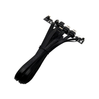 Cable de extensión USB 3,0 para ordenador, Conector de 20 pines, tipo C, entrada de micrófono, salida, auriculares, chasis, placa base, Cable de Panel