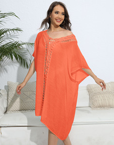 Ready to Ship Chinese Manufacturer Summer Oversized <strong>Beach</strong> <strong>Kimono</strong> Smock Hand Crochet Loose Dress Bikini Outwear Blouse for Women - Product Image 4