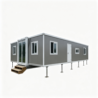 Casa Prefabricada Plegable y Móvil con Remolque, Casa Contenedor Acabada con Paneles Sándwich de Madera para Anfitriones de Airbnb