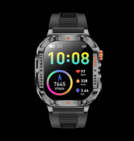 Montre connectée J13 Pro IP68, appels, plus de 70 sports, écran IPS 2,01 pouces