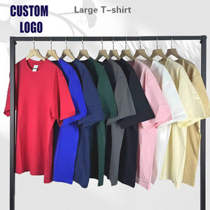 T-shirts en coton OEM/ODM en gros, col rond, premium, unis, personnalisables pour hommes - Product Image 1