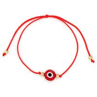 Nova Venda Top Design Simples Sorte Olhos Maus Encantos Pulseira Corda Pulseira corda Para Mulheres Homens Preto Azul Vermelho