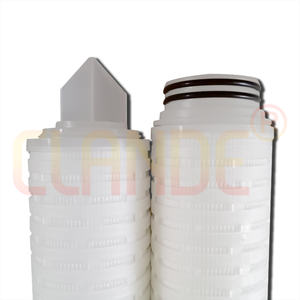 Universele 5 Micron 20/40 Inch Polypropyleen Geplooide Filterpatroon Hele Huis Waterbehandelingsapparatuur - Product Image 3