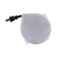 Enrouleur de câble rétractable pour appareils électroménagers 220V-250V avec fiche 2 broches (matériau ABS)