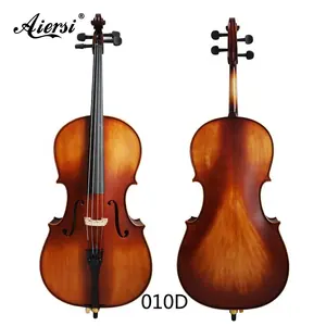 New Product HC010D High Quality Low Price Antique Matte Dark Brown Solid Cello 1/4-4/4