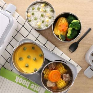 กระติกน้ำร้อน2L อเนกประสงค์สำหรับทำอาหารกลางวันกล่องอาหารกลางวันทำจากสเตนเลสสตีล304 - Product Image 4