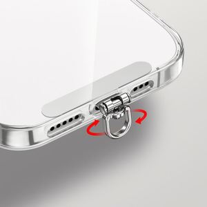 Cordón Universal para Teléfono con Anillo en D de Acero Inoxidable, Correa para Teléfono Móvil en Forma de Cuerda, Clip Metálico para Teléfono - Product Image 2