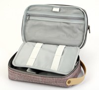 Bolsa Digital de Viaje Unisex con Cremallera Expandida Organizador Electrónico Tech-Essentials para Cable Power Bank Tech Organizer