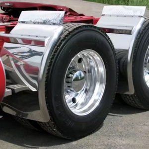 <span class=keywords><strong>Pino</strong></span> 38 x 24 pouces, garde-boue en acier inoxydable, super longs, avec montage triangulaire - Product Image 2