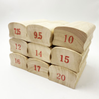 Bloc de ponçage et de nivellement en bois massif pour touche de guitare, outil de luthier pour la polissage des radii des frettes de guitare et de basse
