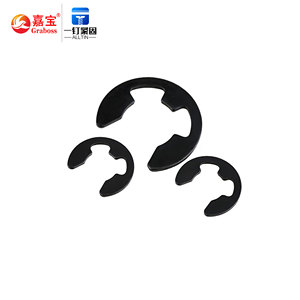 Khóa Lò Xo Kim Loại Hình Chữ <span class=keywords><strong>E</strong></span> Bằng Thép Cacbon <span class=keywords><strong>DIN6799</strong></span> Chất Lượng Cao Tùy Chỉnh Vòng Đệm Tách Vòng Đệm Khóa Trục Mở - Product Image 2