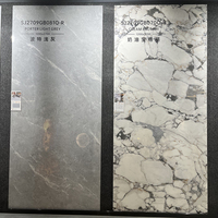 Livre Match 1200*2700mm marbre à la recherche de carreaux de pierre frittée grande taille mur intérieur et carreaux de sol mur de fond continu