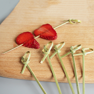 Venta al por mayor de productos de bambú suministros barbacoa desechables a granel fruta de bambú nudo <span class=keywords><strong>pinchos</strong></span> - Product Image 6