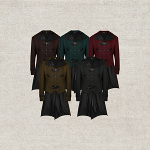 Steampunk Victorian Tailcoat Men's <b>Jacket</b> Prince Halloween Costume Long Sleeve Polyester All Seasons Compatible - Product Image 3