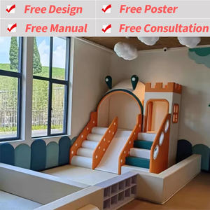 Set Attrezzatura da Gioco Morbida per <span class=keywords><strong>Parco</strong></span> <span class=keywords><strong>Giochi</strong></span> Interno Robusto e Creativo per Bambini <span class=keywords><strong>con</strong></span> Piscina di <span class=keywords><strong>Palline</strong></span> e Scivolo per Uso Commerciale - Product Image 2