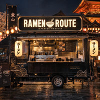 Enseigne publicitaire personnalisée avec logo, affichage 3D en acier inoxydable, rétroéclairée, étanche, avec éclairage LED frontal pour camion de restauration rapide