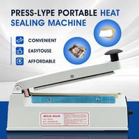 Vente en gros machine à sceller impulsive semi-automatique avec poignée en poly sac thermoscellant