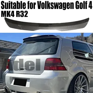 สปอยเลอร์หลังคาหลัง UBUYUWANT สำหรับ VW Golf 4 MK4 R3 99-06 Hatchback สปอยเลอร์พลาสติก ABS สีดำเงา ตกแต่งปีกหลังรถยนต์ - Product Image 1