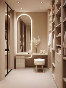 ตู้เสื้อผ้าแบบวอล์กอินสำหรับห้องนอนตู้เสื้อผ้าแบบวอล์กอินสำหรับห้องนอนตู้เสื้อผ้า - Product Image 3