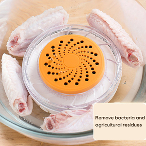 Laveuse de fruits et légumes blanche, appareil portable de nettoyage des fruits et légumes, purificateur OH-ion pour fruits et légumes - Product Image 3