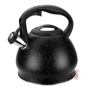 Realwin Wholesale Hot Sales 1.5L/3L Colorful Stainless Steel Whistling Water Kettle Coffee Pot Teapot