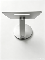Support rotatif à 360° en aluminium pour ordinateur portable et tablette, compatible avec les ordinateurs portables et iPad jusqu'à 17 pouces, support de bureau antidérapant à double couche renforcée