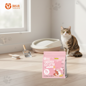 Litière pour chat en tofu à faible <span class=keywords><strong>prix</strong></span>, nettoyage facile en une seule opération, absorption instantanée, litière pour chat en tapioca, 1,25 kg, 2 kg, 2,5 kg, sable pour chat - Product Image 3