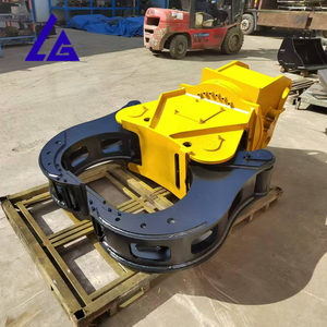 Rompedor de Troncos de Alta Resistencia para Uso Profesional en Silvicultura, Desbroce de <span class=keywords><strong>Terrenos</strong></span> y Negocios Comerciales de Leña, Compatible con Excavadoras SH130, SH135 y CX210 - Product Image 6