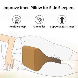 Coussin de genou en mousse à mémoire de forme pour dormeurs latéraux, oreiller de lit en forme de H pour les jambes, coussins de jambe en mousse à mémoire de forme pour colonne vertébrale torsadée - Product Image 4