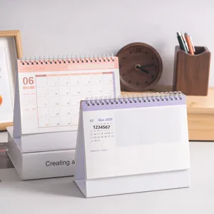 2026 <b>Mini</b> <b>Desk</b> Perpetual Printing Table Calendar with Twin-Wire Binding Promotion & Decoration for Home Office School - Product Image 3