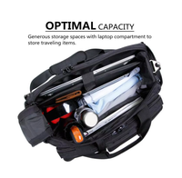 Sacoche pour ordinateur portable en polyester d'extérieur 17 pouces pour hommes, mallette multifonction avec sacs à main à bandoulière, mallette pour ordinateur portable